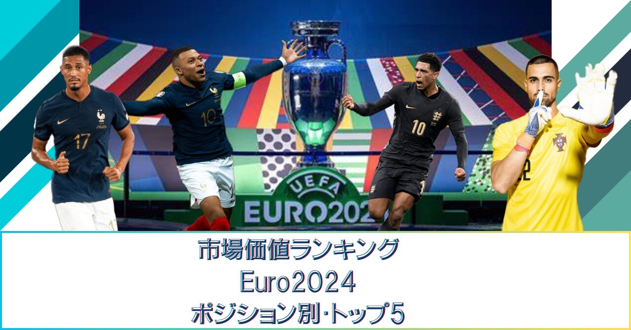 Euro2024ポジション別・市場価値ランキングトップ5